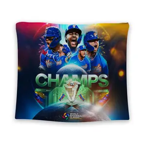Team Venezuela Champions 2026 Graphic Tapestry Wall Hanging Fan Gift