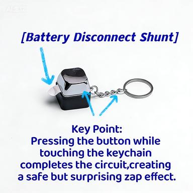 2026 New Mini Shock Keychain Prank Toy, Funny Compact Gag Gift for Friends, Portable Quick Jolt Prank Prop for Party Pranks, Jokes & Fun Gag Gadgets