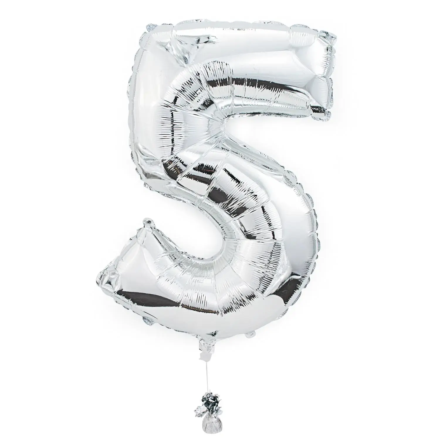 5-Shaped 34" Mylar Number Balloon