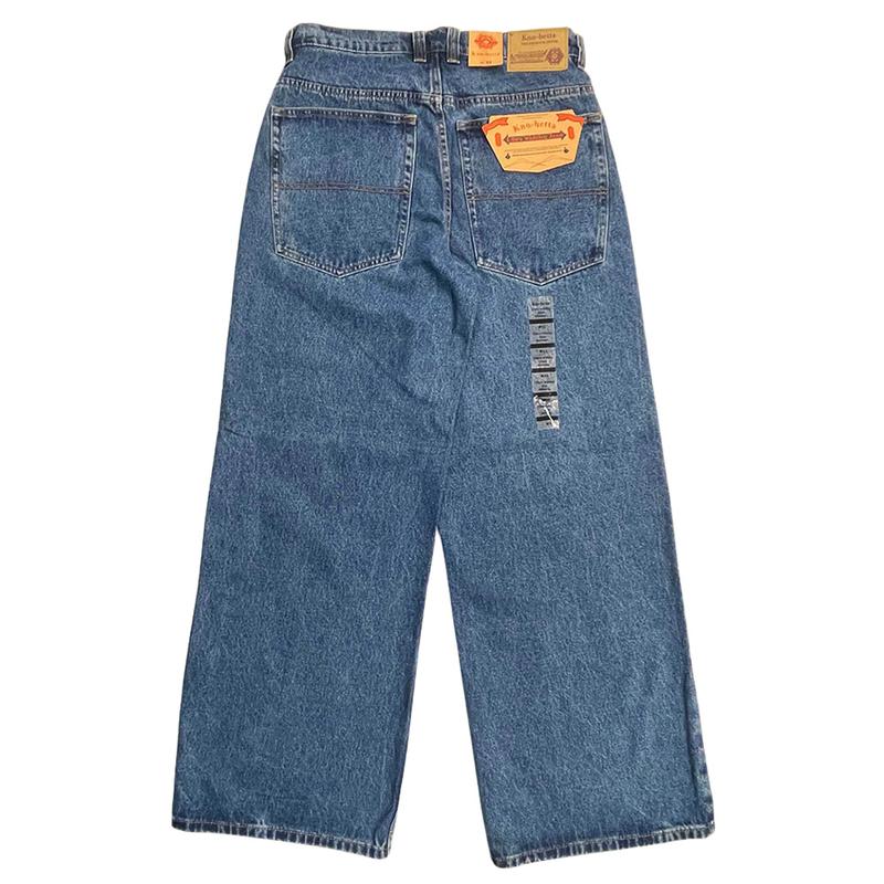 Kno Betta Men's Ultra Wide Leg Baggy Jeans