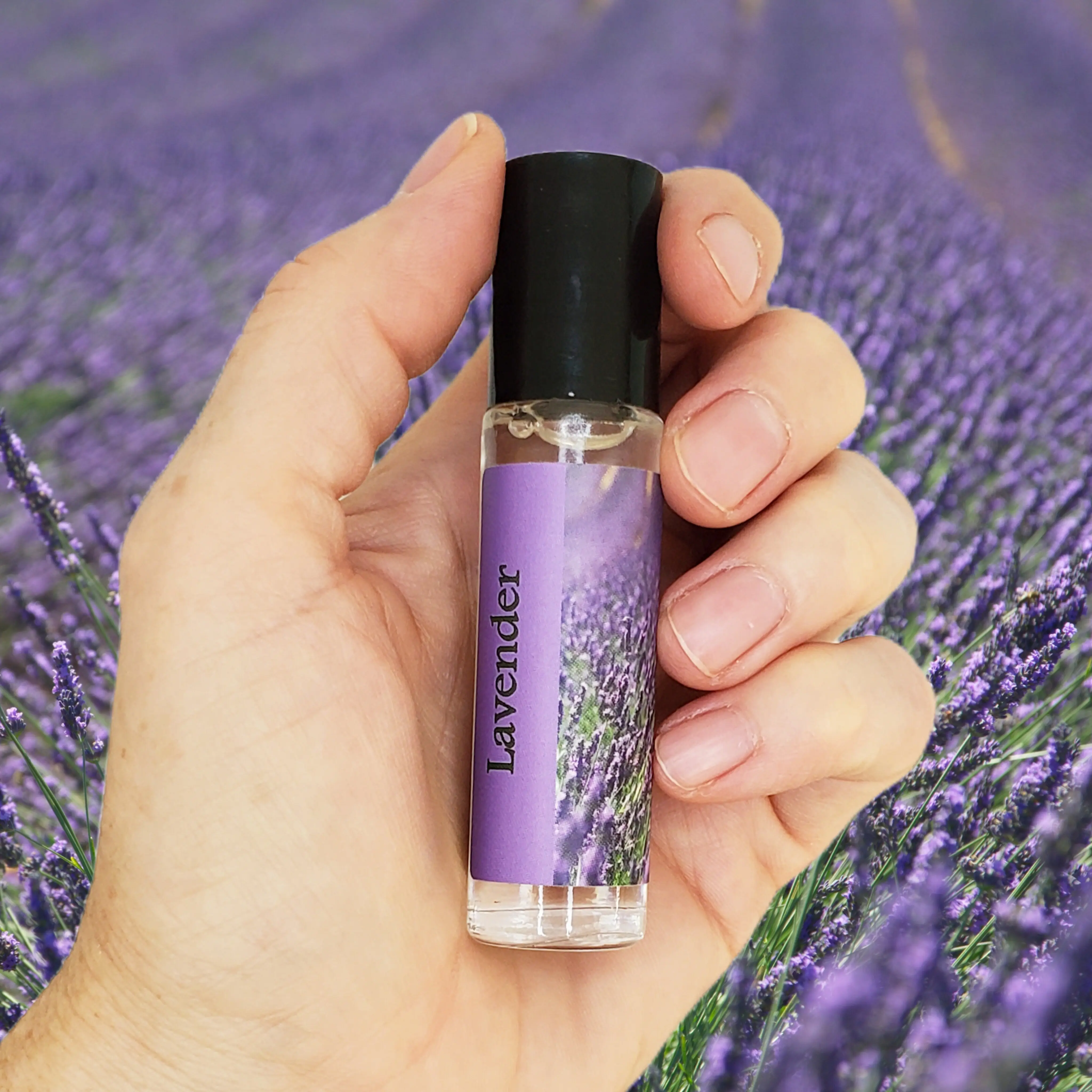 Lavender Perfume | Calming, Sweet, Floral Scent with Herbal Notes | Roll-on Perfume Oil