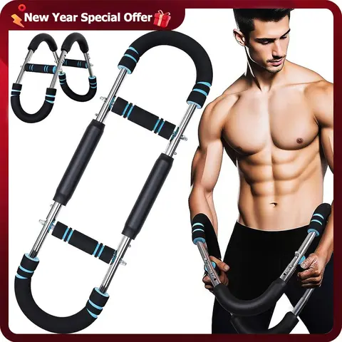 Dealsforyoudays： Arm trainer,Trainer Adjustable chest exercise to strengthen chest and arm muscles, men's fitness equipment, detachable portable, spring resistance, Portable home fitness equipment,Gift for Christmas,New Year