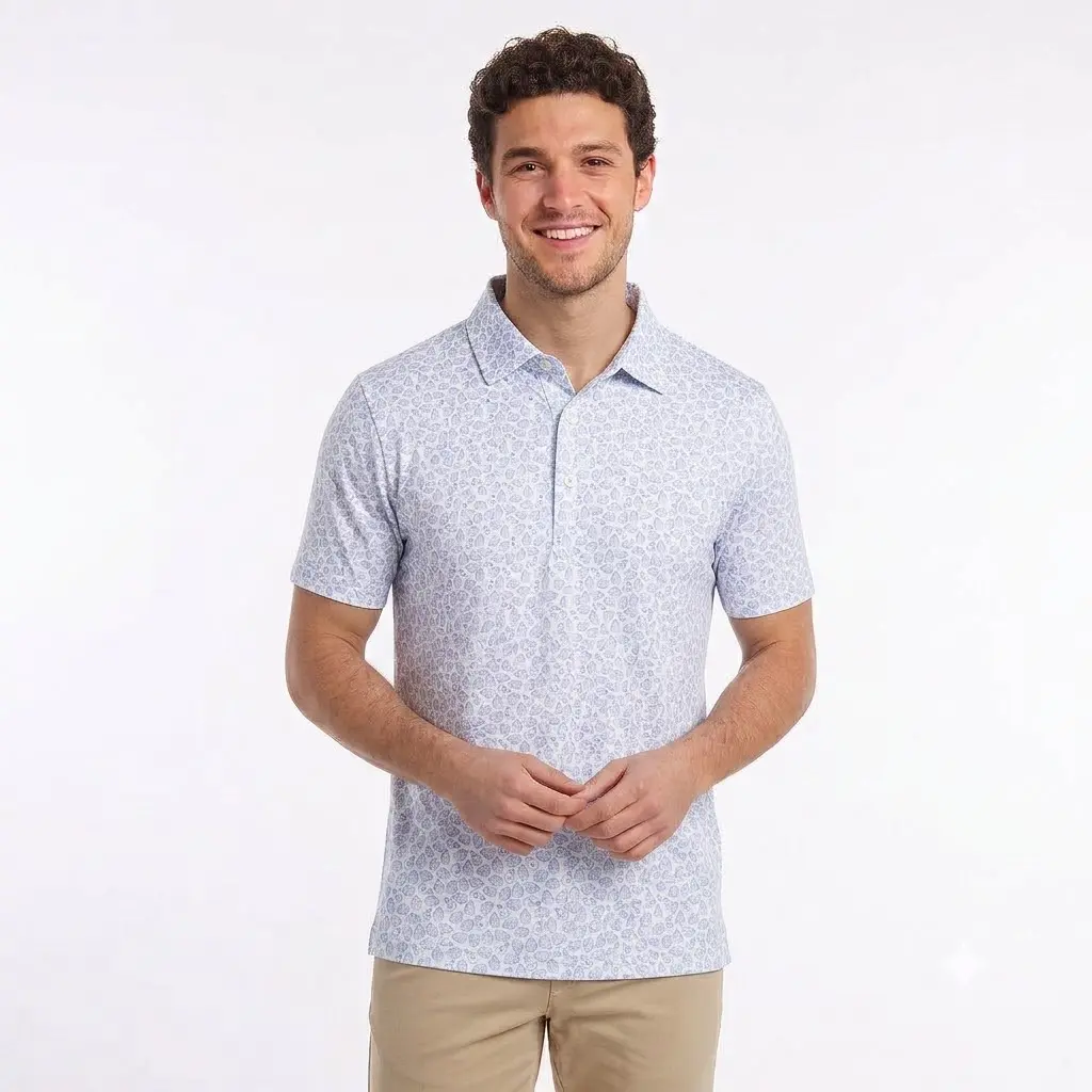 The Shucker 2.0 Men's Short Sleeve Performance Polo, Polo 3D Unisex, Gif For Him