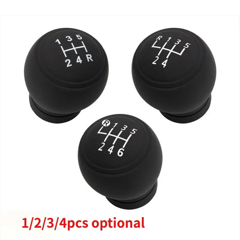 1/3Piece Silicone Shift Knob Cover - For 5-Speed/6-Speed Manual Transmission - Easy to Install, Durable Soft Car Interior Accessory for Cars, Trucks and SUVs, Vehicle Upgrade, Wear-Resistant Material, Trucker's Choice, Car Accessories, Automotive