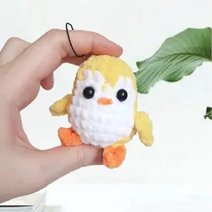 Loppy Puff - Amigurumi Penguin Crochet Tutorial, No-Sew Plush Penguin, Simple Animal Crochet, Beginner-Friendly Gift