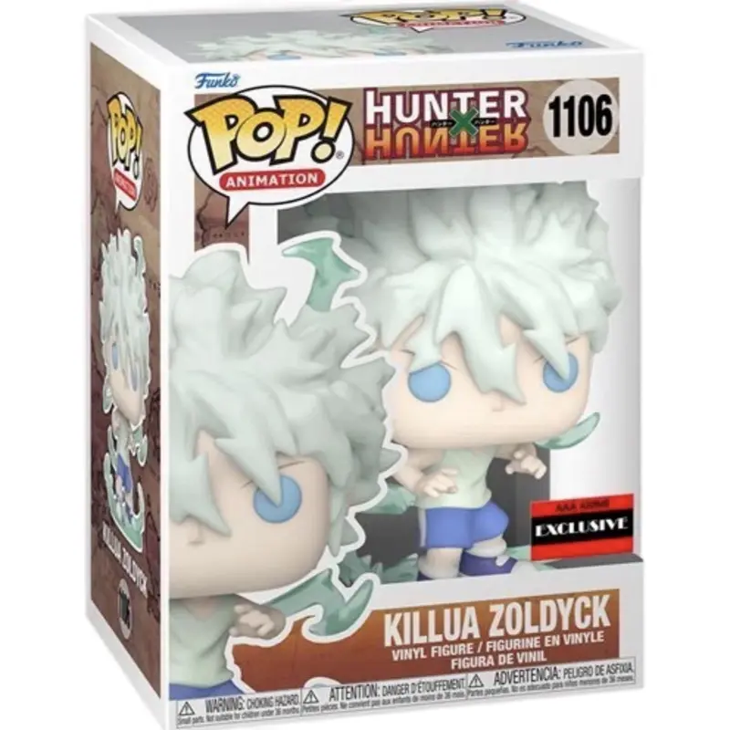 Funko Animation Hunter x Hunter Killua Zoldyck Vinyl Collectible Figure - AAA Anime Exclusive, Anime Character Statue, Character Figurine, Collectible Figure Decor, Model Number 1106