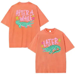 Vintage After A While Crocodile Graphic Washed T-shirt