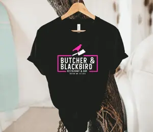 Butcher and Blackbird T-Shirt, Weaver Inspired Sweatshirt, Smut Gift, Book Sweater, Dark Romance, Morally Grey, Romantasy, Bookish Merch, Booktok Womenswear Soft Crewneck Short Sleeves Graphic Fabric Tee