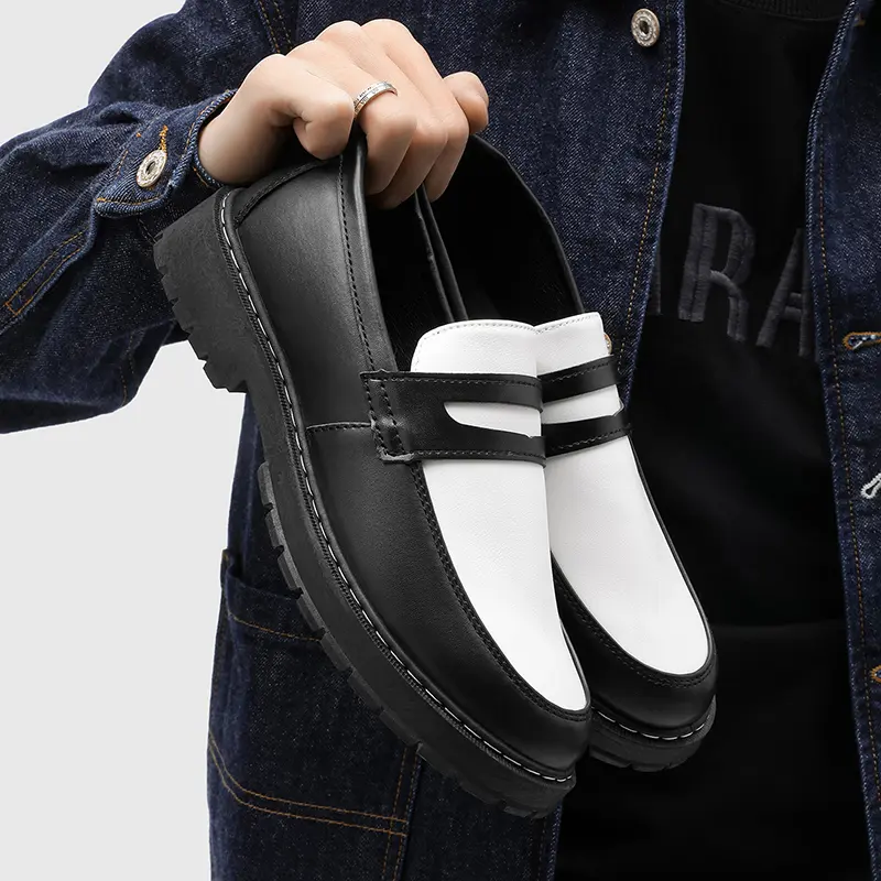 AOPLUS Boss Loafers with Secret Comfortl Croc-print luxury with hidden airflow 3D mesh.3-secondslip-on.Your stealth upgrade from meetings toprivate time.#StealthWealth#MensStyle