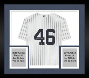 Framed Andy Pettitte New York Yankees Autographed White Nike Replica Jersey - Fanatics Authentic Certified