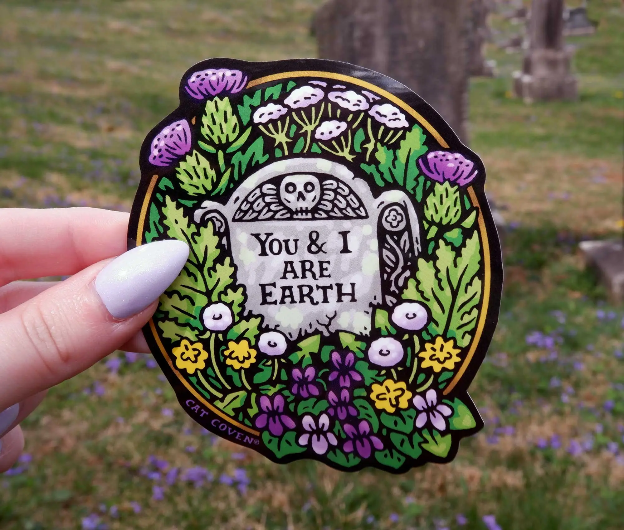 You and I Are Earth - Sticker