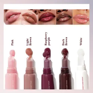Mirror Finish Liquid Lip Gloss, Hydrating Plumping Lip Oil, Non-Sticky, Helps Create Pouty Glass Lips, Long-Lasting Moisturizing Formula, Mirror Lip Glaze