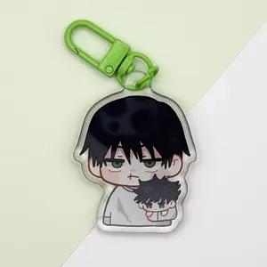Father Son Duo Chibi Anime Acrylic Keychain