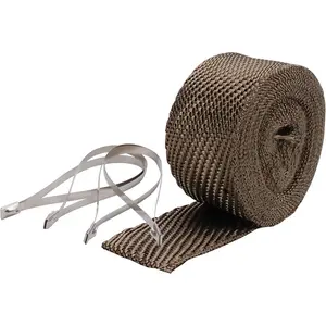 010123 2" x 25' Pipe Wrap Kit with 4 Locking Ties - Titanium
