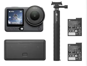 DJI Osmo Action 6 Enhanced Combo - 4K Action Camera with Accessory Bundle for Outdoor Adventure, Vlogging