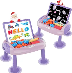 Educational Toys for 1-2 Year Old Girls & Toddlers Magnetic Letters Numbers Art Easel Best Birthday Christmas Gift Ideas