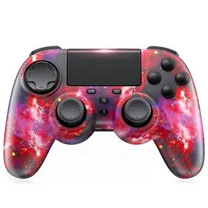 Wireless Controller for PS4 – Turbo, Dual Vibration, 6-Axis Motion Sensor, Touch Pad, Compatible with PS4/Slim/Pro/PC