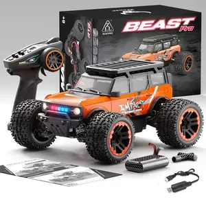 1:20 Remote Control Off-road Vehicle, 40km/h High Speed Remote Control Car with LED Light, Waterproof Design RC Car for Beginners