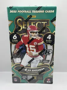 2025 Panini Select Football Hobby Hybrid H2 Box - Factory Sealed