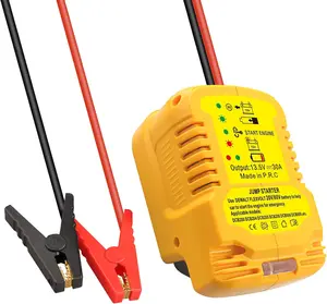 Jumper Starter Adapter for DeWalt 20V 60V Battery Car Jump Cables,Up to 3.5L Gas or 6.5L Diesel Engines,12V Portable Car Jump Starter,Automotive Booster Cable Adapter(Battery not Included)