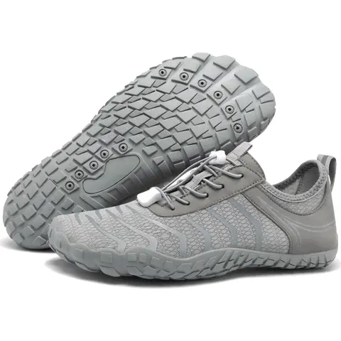 HOYOFOL Women's 2026 Minimalist Barefoot Athletic Running Shoes - Wide Toe Box, 0 Drop, Slight Arch Support, Breathable, Ultra-Light Weight, 3D Airflow Dry, Non-Slip Flexible, Indoor/Outdoor Use, Casual Trainers for Students