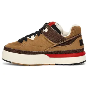 UGG Suede Low-Top Sneakers for Men and Women in Brown Casual Sports Shoes Trainer flats
