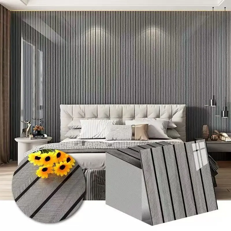 20/50 self-adhesive wood grain tiles, waterproof PVC wall panels, marble pattern wallpaper stickers, Peel and stick wallpaper designs, suitable for bathrooms, kitchens, easy to peel and stick, for TV background wall decoration, simple installation