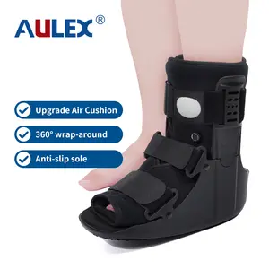 Walking Boots Shoe [SpringGlowUp] Short Air Cam Walker Fracture Boot Short Walker Fits Left or Right Foot Ankle Support Black Aid Healthcare ankle support Tool Bathroom