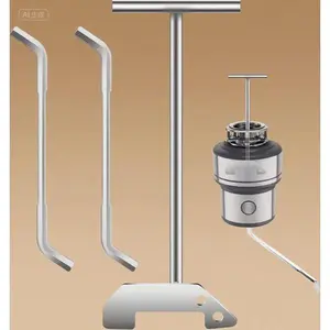 **Unjamming Tool for Sink Disposals - Compatible with Waste King & Moen Units, Reusable Wrench to Clear Clogs from Above Drain, Heavy-Duty Disposal Repair Accessory, Easy-to-Use Jam Remover for Kitchen Sinks**