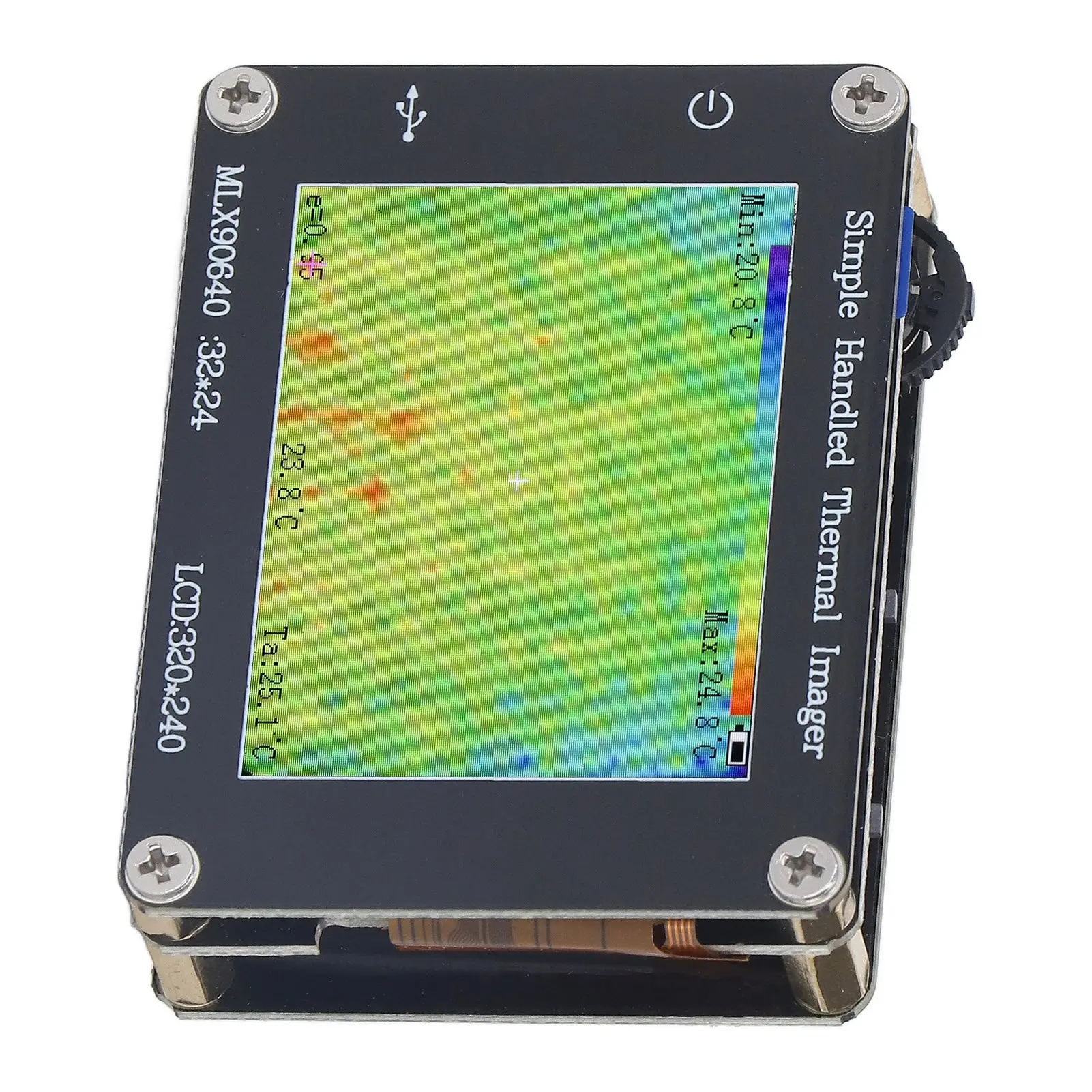 Thermal Imager Infrared Camera 2in Screen ‑ 40 ℃ to 300 ℃ Handheld Multifunctional Thermal Imager