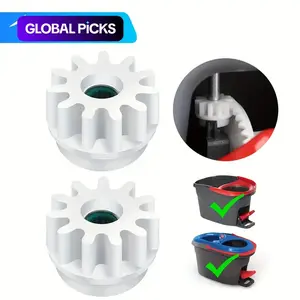 Pedal Bearing Replacement Parts for O-cedar EasyWring Or RinseClean Bucket System, 2 Counts Clutch Gear Sprockets Compatible with 90% Spin Mop Bucket