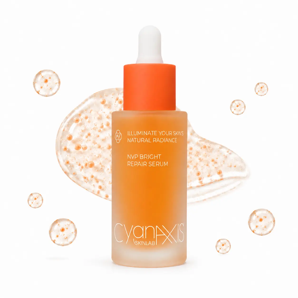 [CYGNAXIS] NVP Bright Repair Serum | White Truffle PDRN + Niacinamide + Stable VC-IP | 16,800+ Visible Orange Active Beads | Lightweight Glow Serum for Dull, Uneven-Looking Skin | 30 mL / 1.01 fl. oz.
