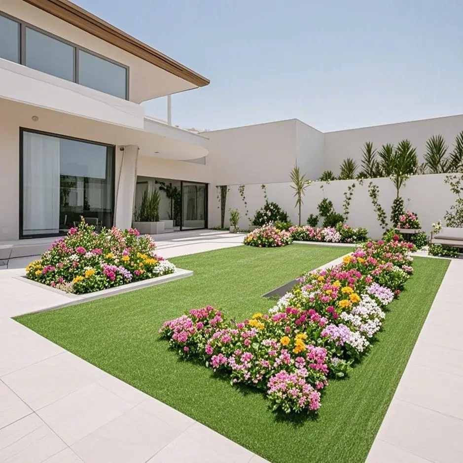 12x12 inches Artificial Lawn 36pcs Interlocking Artificial Grass Tiles For Patio, Balcony, Backyard, Artificial Turf Floor,Green