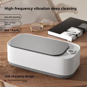 Glasses Cleaning Machine Better Than Ultrasonic Portable Mini Jewelry Braces Cleaner Small