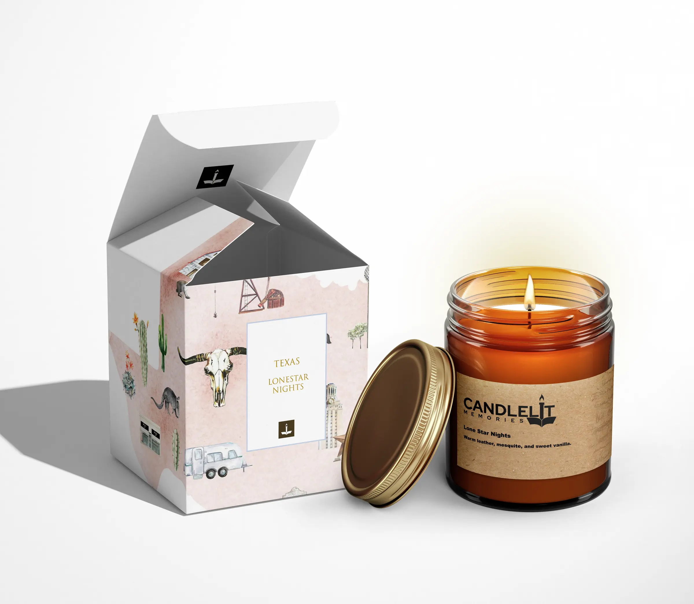 Texas State Candle