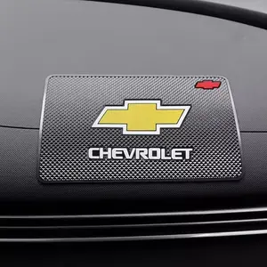 PVC Silicone Car Dashboard Mat Anti-Slip Water Cup Pads For Chevrolet Cruze Sonic Silverado Trax Camaro Captiva Equinox Trailblazer Car Interior Accessories