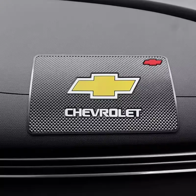PVC Silicone Car Dashboard Mat Anti-Slip Water Cup Pads For Chevrolet Cruze Sonic Silverado Trax Camaro Captiva Equinox Trailblazer Car Auto Accessory Car Interior Accessories