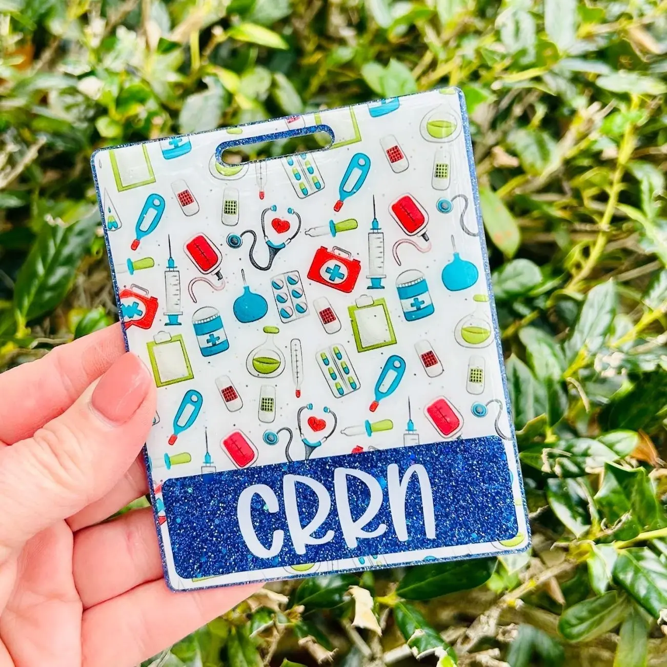 Custom Title Badge Buddy, Horizontal & Vertical for Nurse, Tech, Respiratory, XRAY, Pharmacy, Choas Coordinator, healthcare ID Tag