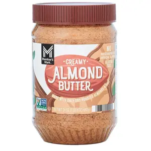 Almond Butter 24 OZ Rich, creamy, and made from 100% roasted almonds—no salt, no sugar, no nonsense