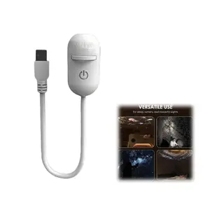 2-in-1 Galaxy Projector & Night Light, 360° Adjustable LED Space Galaxy Lamp,  HD Image Star Projectors for Bedroom Hallway Ceiling Decor