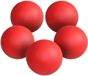 French Fitness Lacrosse Ball Set of 5 (New)