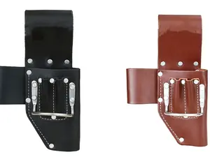 Leather Pouch Heavy Duty English Bridle Pliers Tool & Hammer Holder Tool