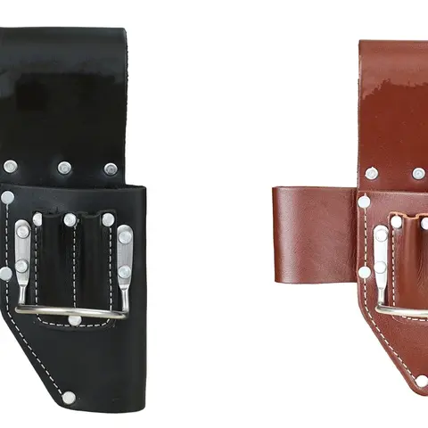 Leather Pouch Heavy Duty English Bridle Pliers Tool & Hammer Holder Tool