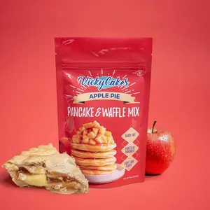 Vicky Cakes Apple Pie Pancake & Waffle Mix | Light & Fluffy, Dairy-Free, Vegan-Friendly, Non-GMO | 8oz | Family-Founded Legacy Brand | Clean Ingredients, Pure Flavor