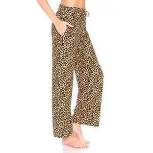 Leopard Print Soft Lounge Pajama Pants