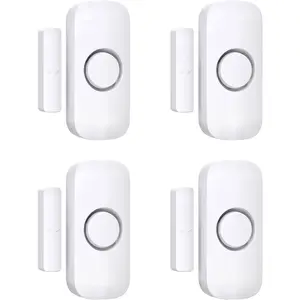 Door Window Alarm for  Safety,  Door Alarm for Home Security Personal Security Window Alarms Sensor Burglar Door Alarm for Home, Cars, Sheds, Caravans DIY Kit Pack of 4