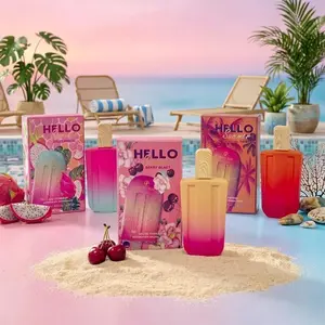 HELLO SUMMER 3 Pieces Set EDP for Women 100ml 3.4oz Deliciously Sweet Wild Berry Fragrance with Sparkling Notes Eau de Parfum for All Day Wear Ideal Beauty Gift for Special Occasions Holidays and Anniversaries