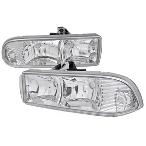 1998-2004 Chevrolet S10/Blazer Factory Style Headlights (Chrome Housing/Clear Lens) 1998-2004 Chevrolet S10/Blazer Factory Style Headlights (Chrome Housing/Clear Lens)