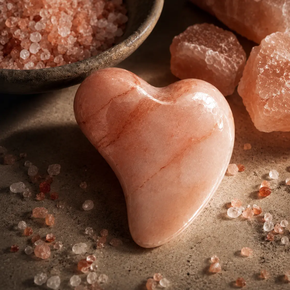 Gua Sha Himalayan Salt Massage Stone