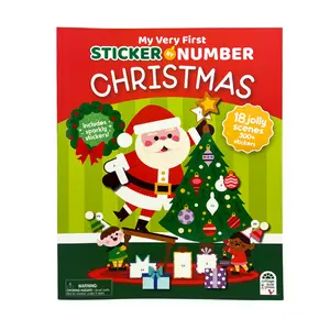 My Very First Sticker by Number Christmas -- Clark - Paperback